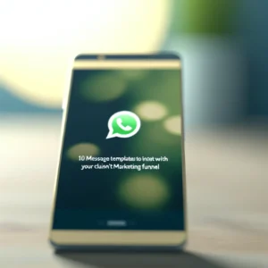 10 Templates de Mensagens para Inserir no Funil de WhatsApp Marketing do seu Cliente