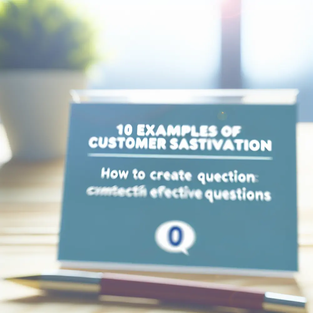 10 Exemplos de Perguntas de Satisfação do Cliente: Como Criar Perguntas Efetivas