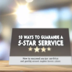 10 Formas de Garantir um Atendimento 5 Estrelas: Como Superar Expectativas