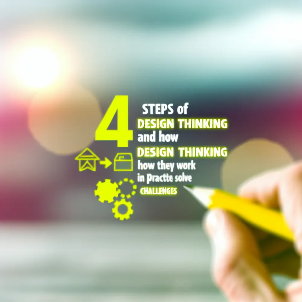 4 Etapas do Design Thinking e Como Elas Funcionam na Prática Para Resolver Desafios