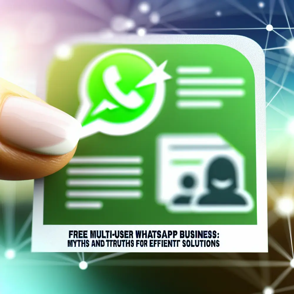 WhatsApp Business Multiusuário Grátis: Mitos e Verdades sobre Soluções Eficientes