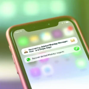 Recuperar Mensagens Apagadas do WhatsApp: Em 6 Passos Simples