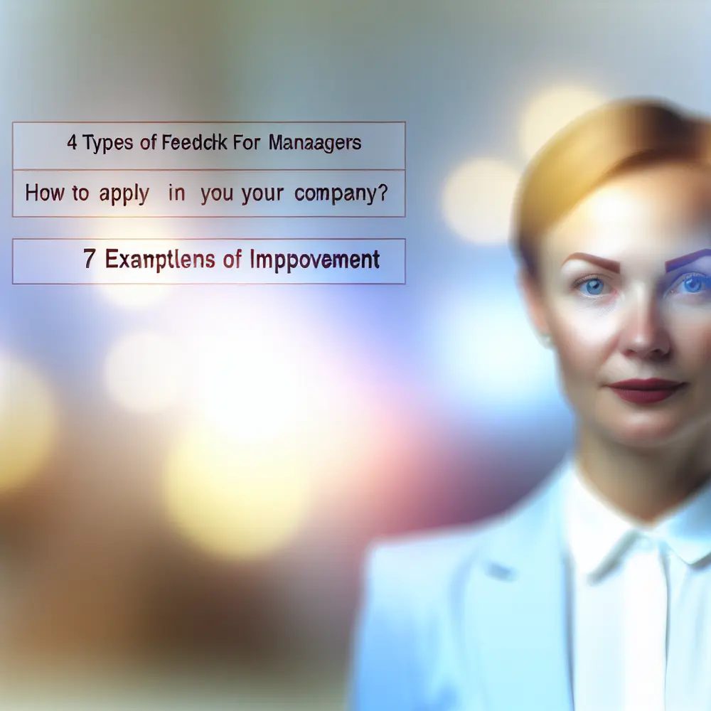 4 Tipos De Feedback Para Gestores: Como Aplicar Em Sua Empresa? 7 Exemplos De Melhoria