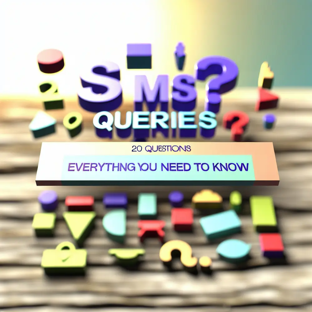 Perguntas e Respostas Sobre SMS: 20 Perguntas. Tudo Que Você Precisa Saber