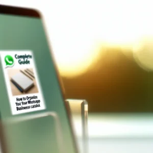 [GUIA COMPLETO] Como organizar o catálogo do WhatsApp Business