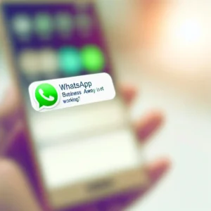 [SOLUÇÃO] Mensagem de ausência do WhatsApp Business não funciona