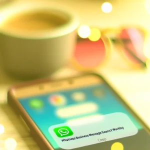 [SOLUÇÃO] busca de mensagens do WhatsApp Business não funciona