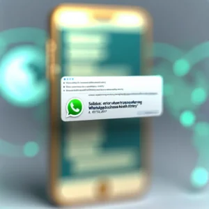 [SOLUÇÃO] Erro ao transferir histórico do WhatsApp Business