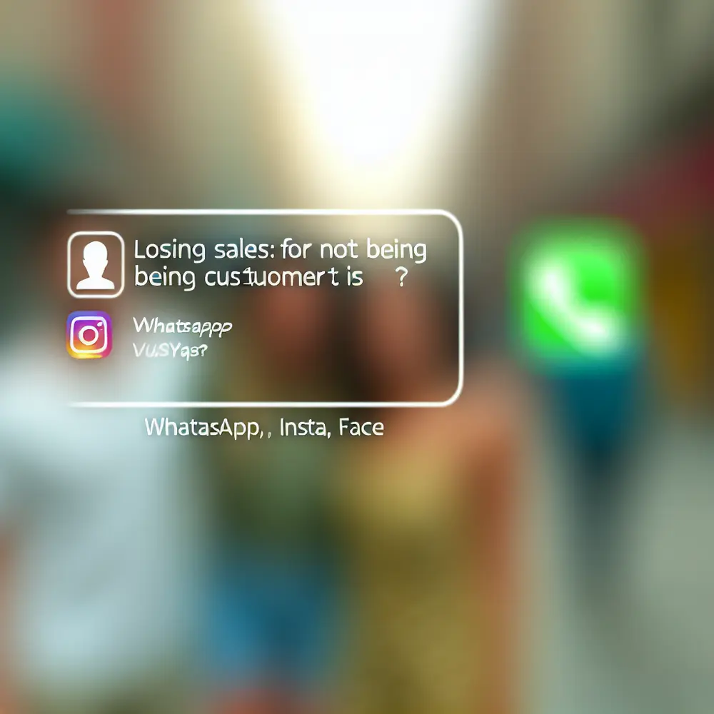 Perdendo Vendas: Por Não Estar Onde Seu Cliente Está (WhatsApp, Insta, Face)