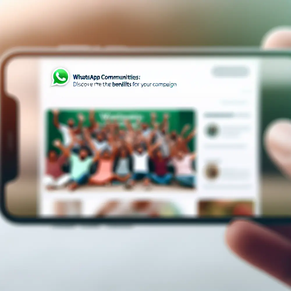 Comunidades do WhatsApp: Conheça as Vantagens para a Sua Campanha