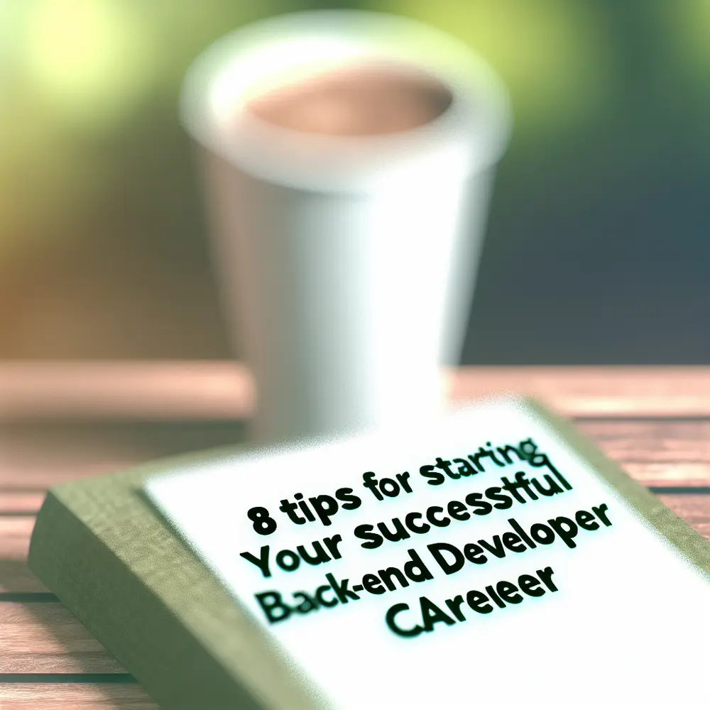 Desenvolvedor Back-end: 8 Dicas para Começar a Sua Carreira com Sucesso